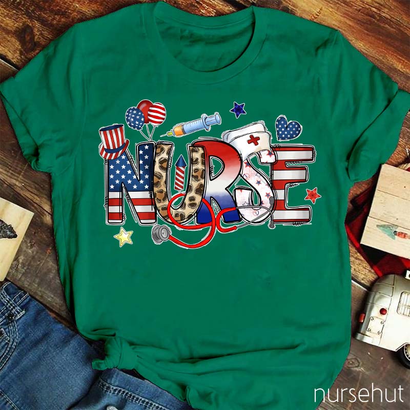 Independence Day Nurse T-Shirt