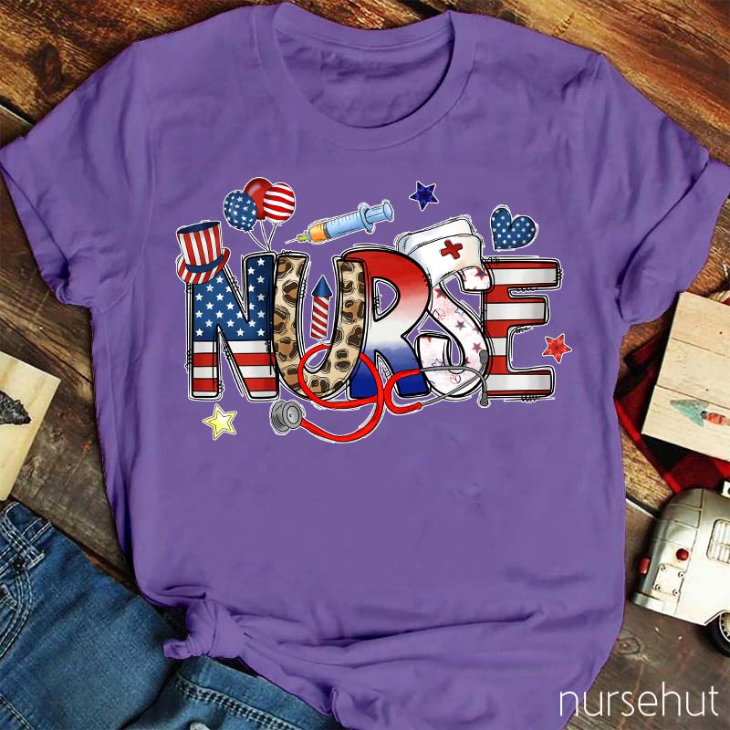 Independence Day Nurse T-Shirt