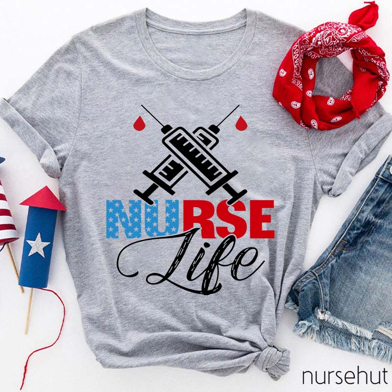 Stars Nurse Life Nurse T-Shirt