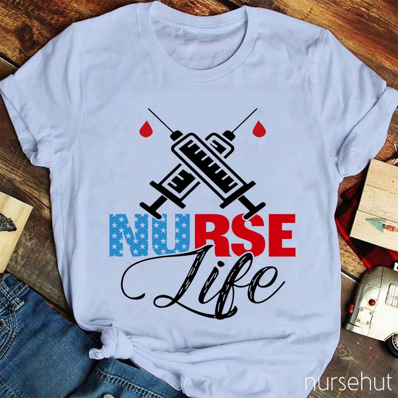 Stars Nurse Life Nurse T-Shirt
