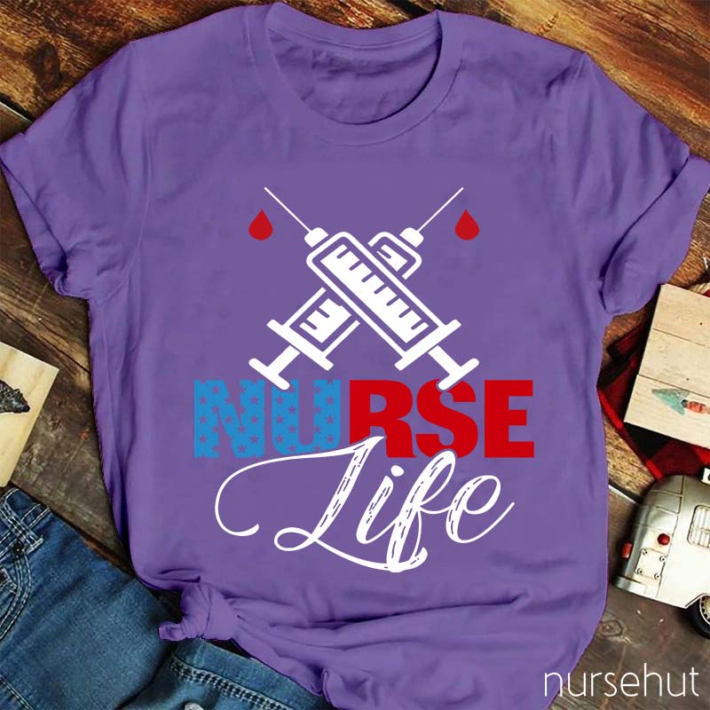 Stars Nurse Life Nurse T-Shirt