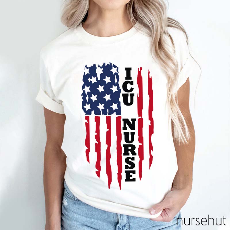 Personalized ICU Nurse T-Shirt