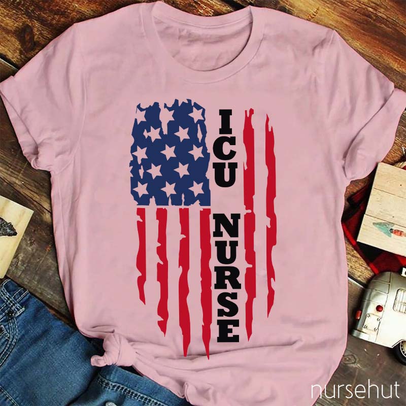 Personalized ICU Nurse T-Shirt