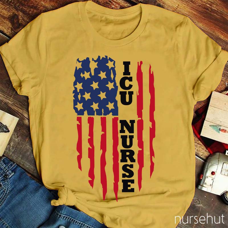 Personalized ICU Nurse T-Shirt