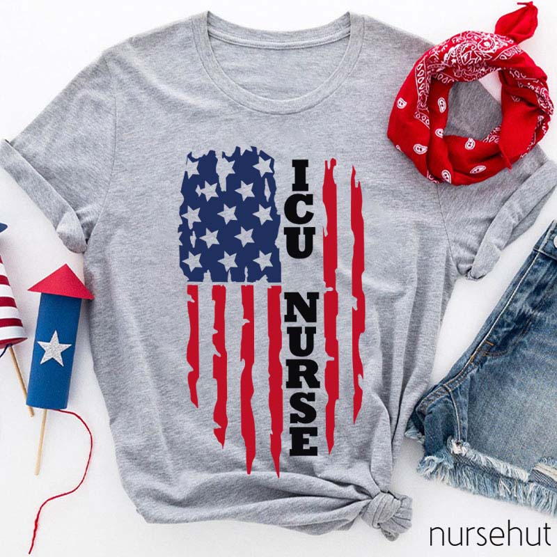 Personalized ICU Nurse T-Shirt