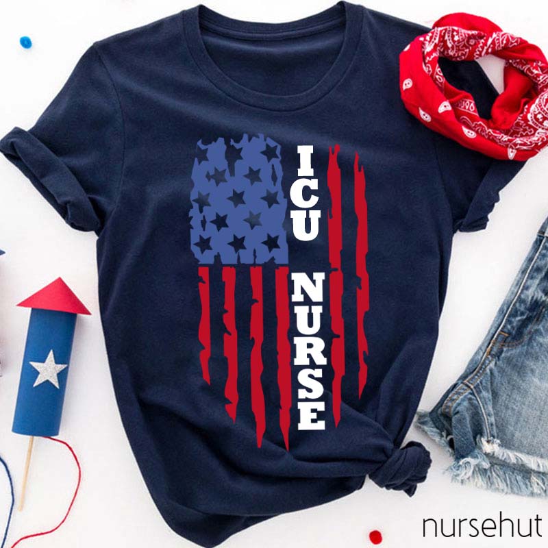Personalized ICU Nurse T-Shirt