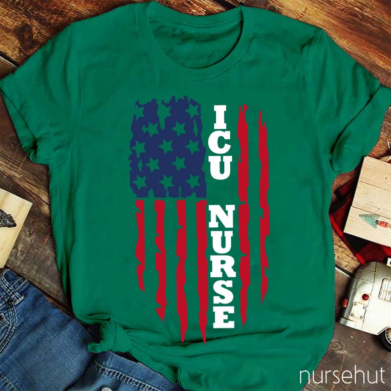 Personalized ICU Nurse T-Shirt