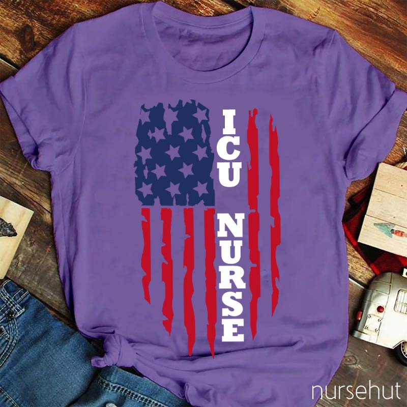 Personalized ICU Nurse T-Shirt