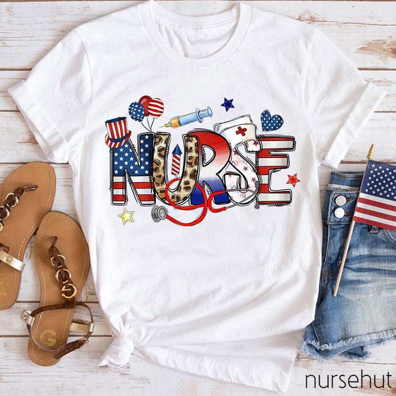 Independence Day Nurse T-Shirt
