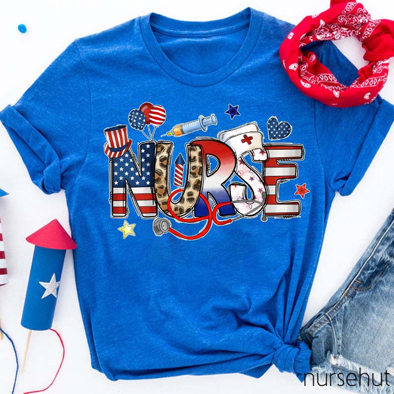 Independence Day Nurse T-Shirt