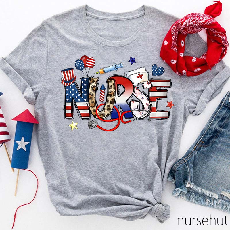 Independence Day Nurse T-Shirt