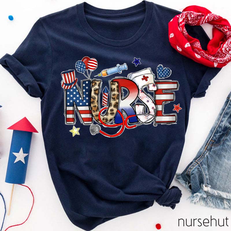 Independence Day Nurse T-Shirt