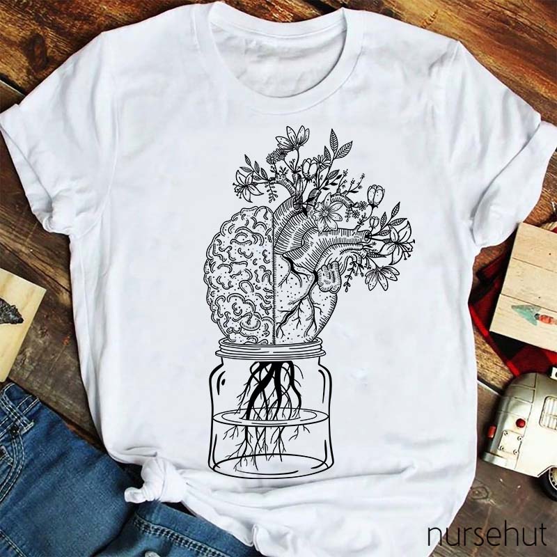 Flowering Water Pot Nurse T-Shirt