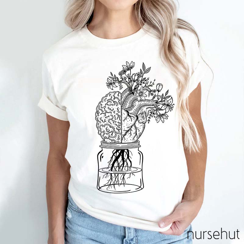 Flowering Water Pot Nurse T-Shirt