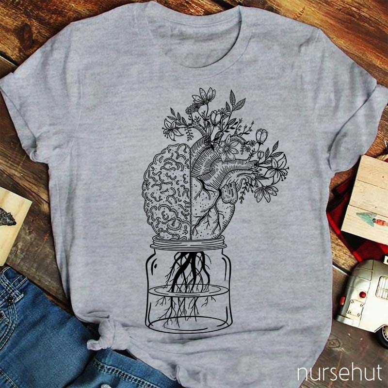 Flowering Water Pot Nurse T-Shirt