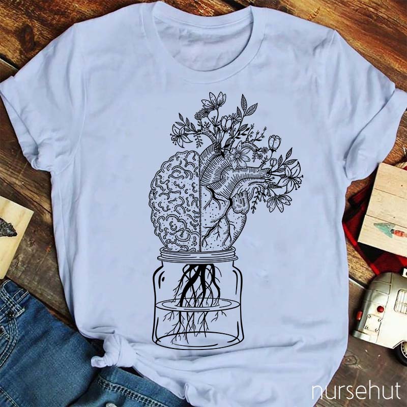 Flowering Water Pot Nurse T-Shirt