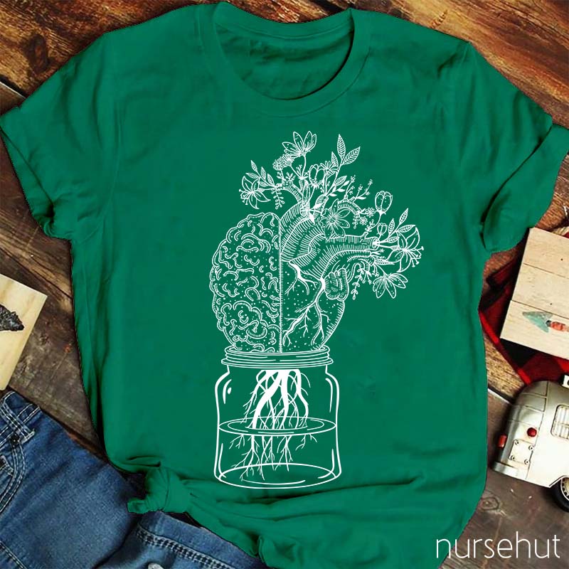 Flowering Water Pot Nurse T-Shirt