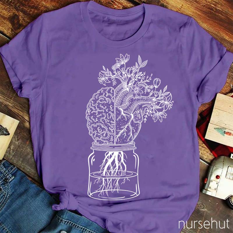 Flowering Water Pot Nurse T-Shirt