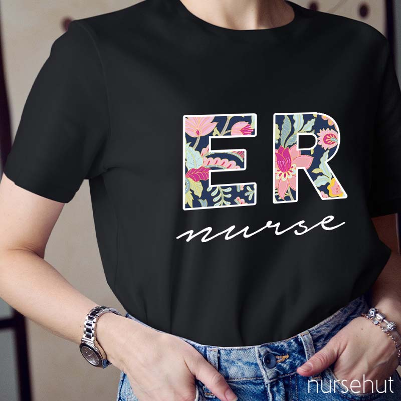 Personalized Title Printing Nurse T-Shirt
