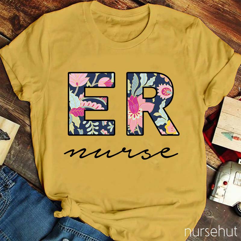 Personalized Title Printing Nurse T-Shirt
