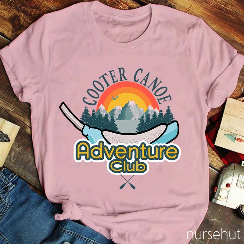 Cooter Canoe Adventure Club Nurse T-Shirt