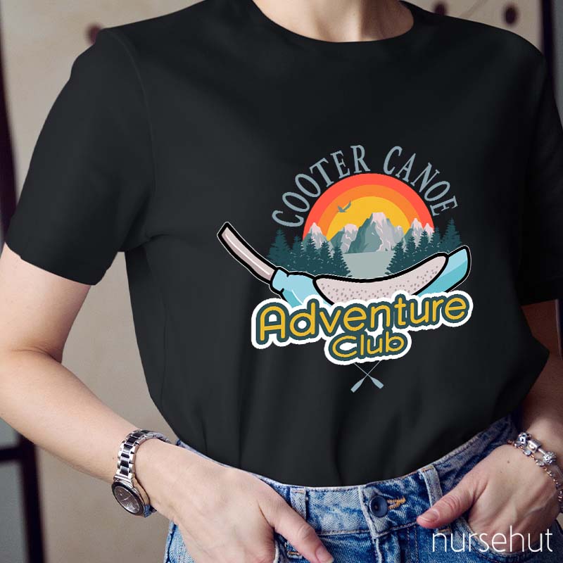 Cooter Canoe Adventure Club Nurse T-Shirt