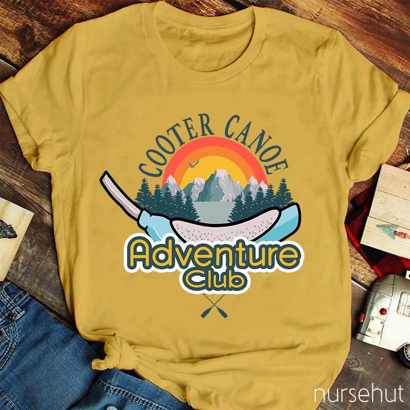 Cooter Canoe Adventure Club Nurse T-Shirt