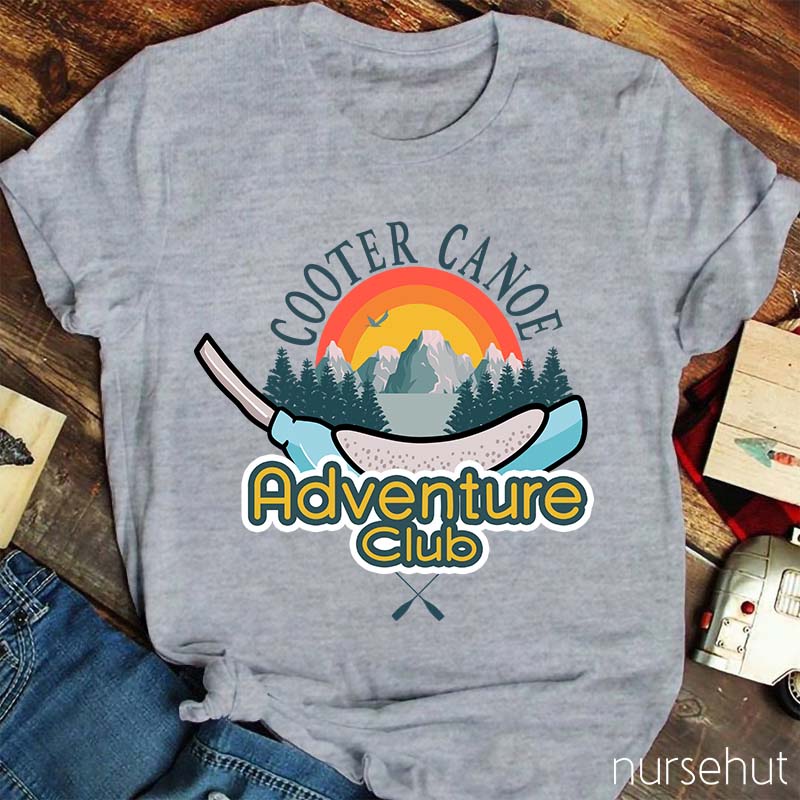 Cooter Canoe Adventure Club Nurse T-Shirt
