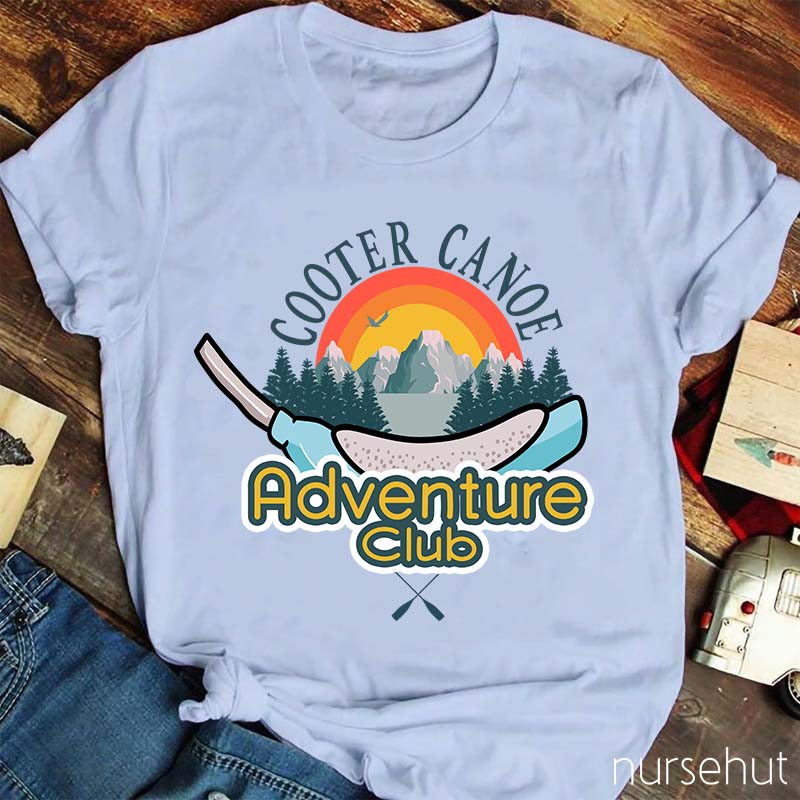 Cooter Canoe Adventure Club Nurse T-Shirt