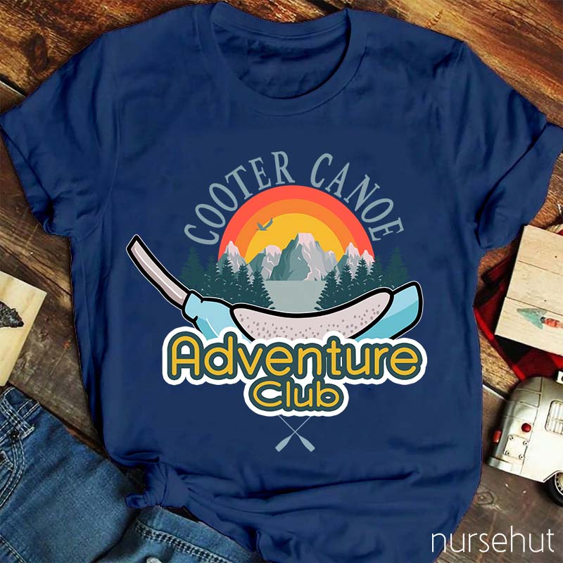 Cooter Canoe Adventure Club Nurse T-Shirt