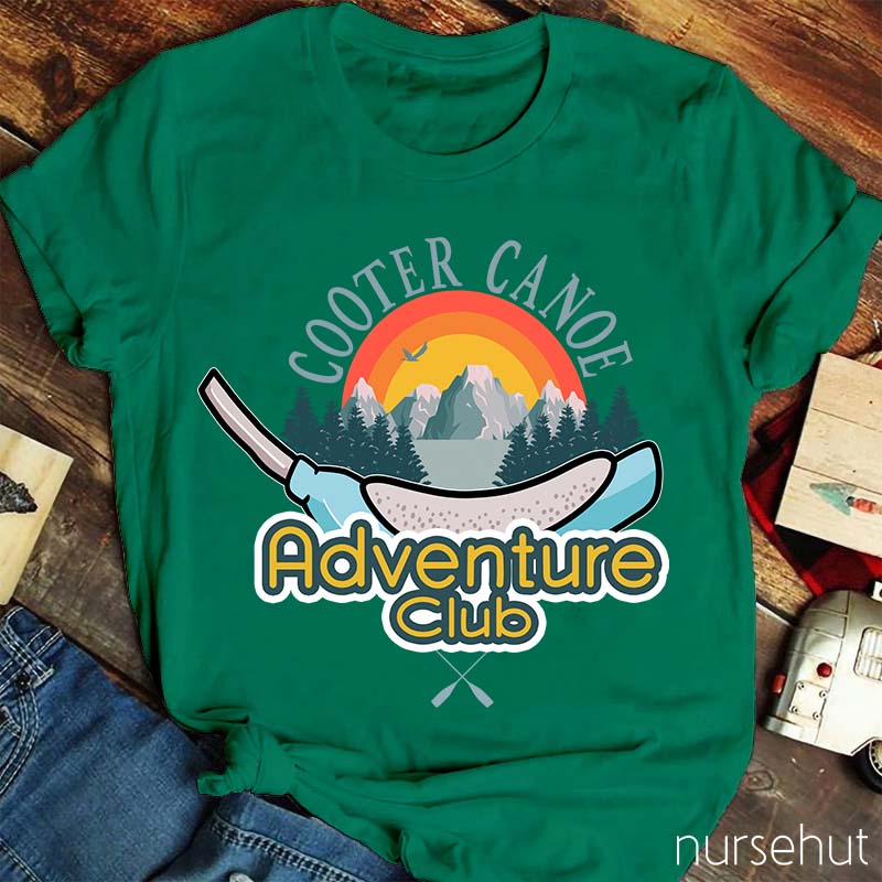Cooter Canoe Adventure Club Nurse T-Shirt