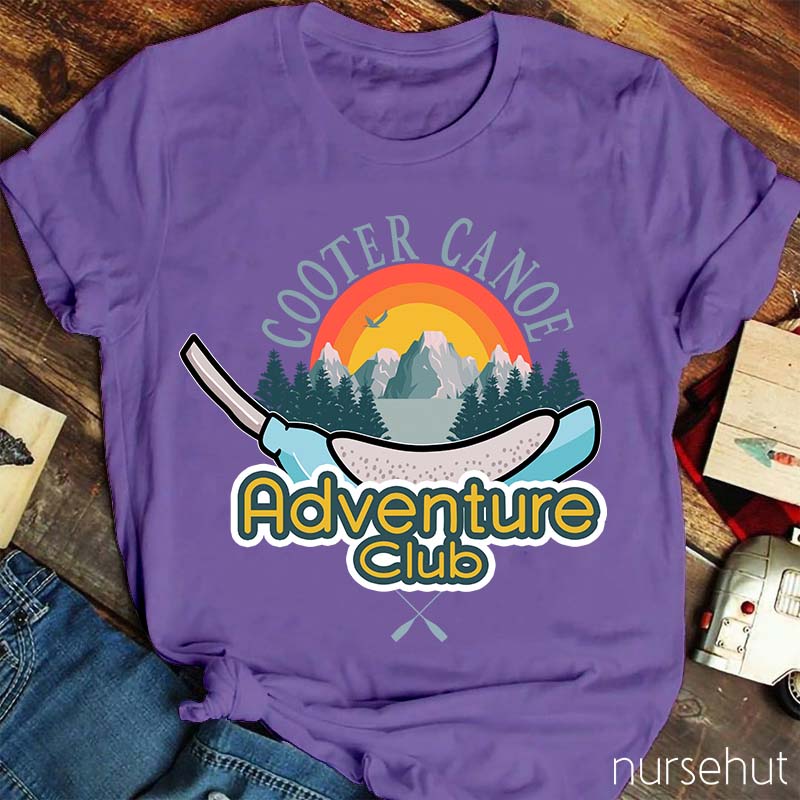Cooter Canoe Adventure Club Nurse T-Shirt