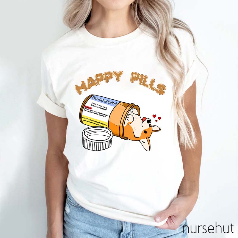 Happy Pills Nurse T-Shirt