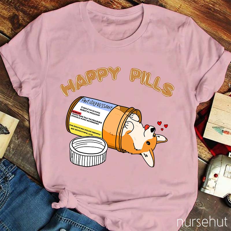 Happy Pills Nurse T-Shirt