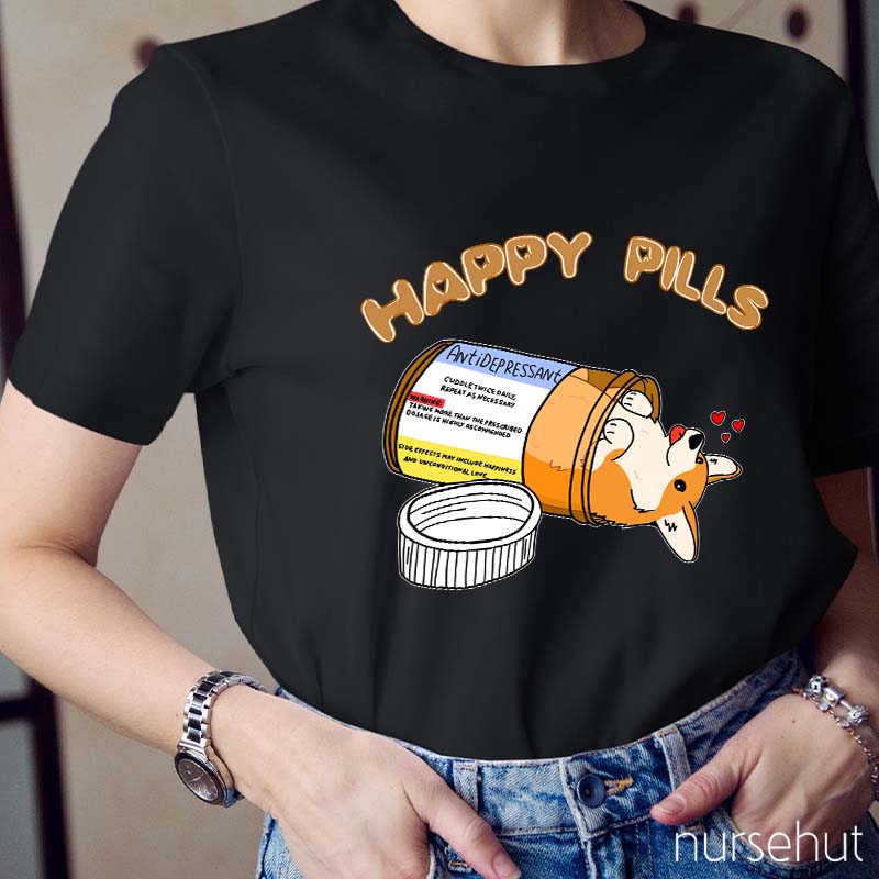 Happy Pills Nurse T-Shirt