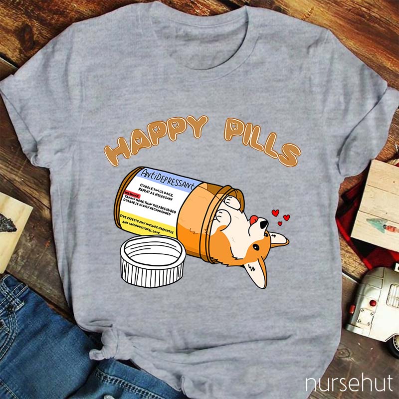 Happy Pills Nurse T-Shirt