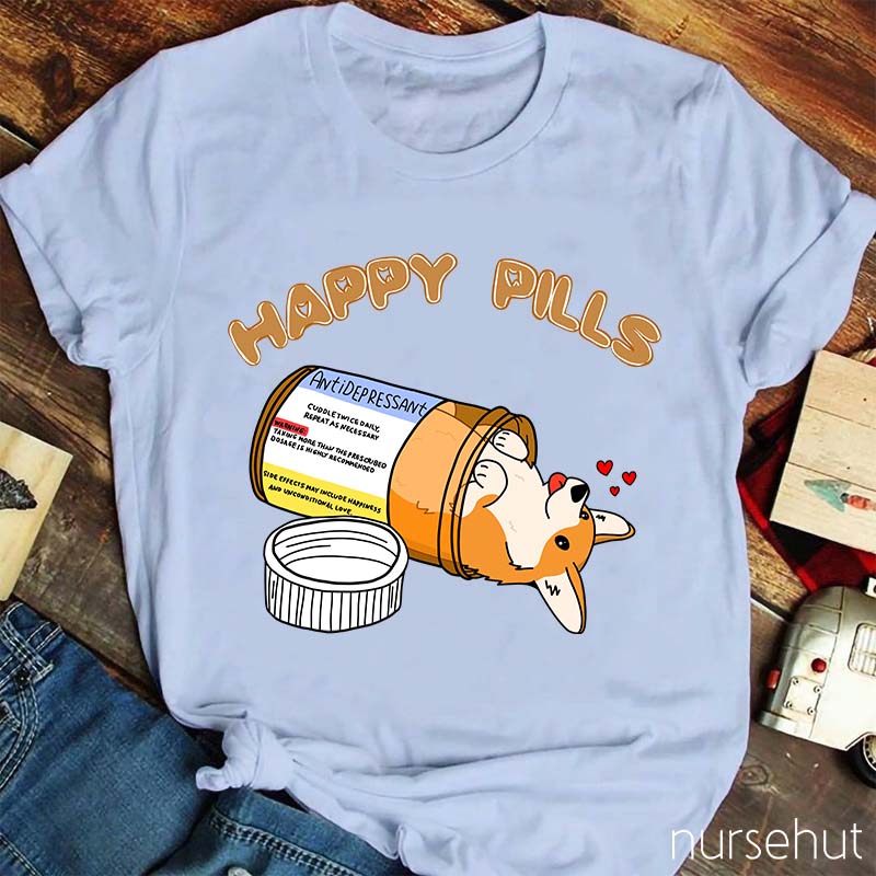 Happy Pills Nurse T-Shirt