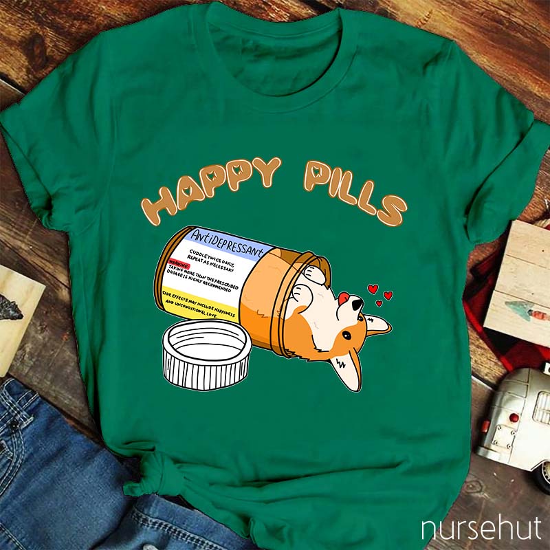 Happy Pills Nurse T-Shirt