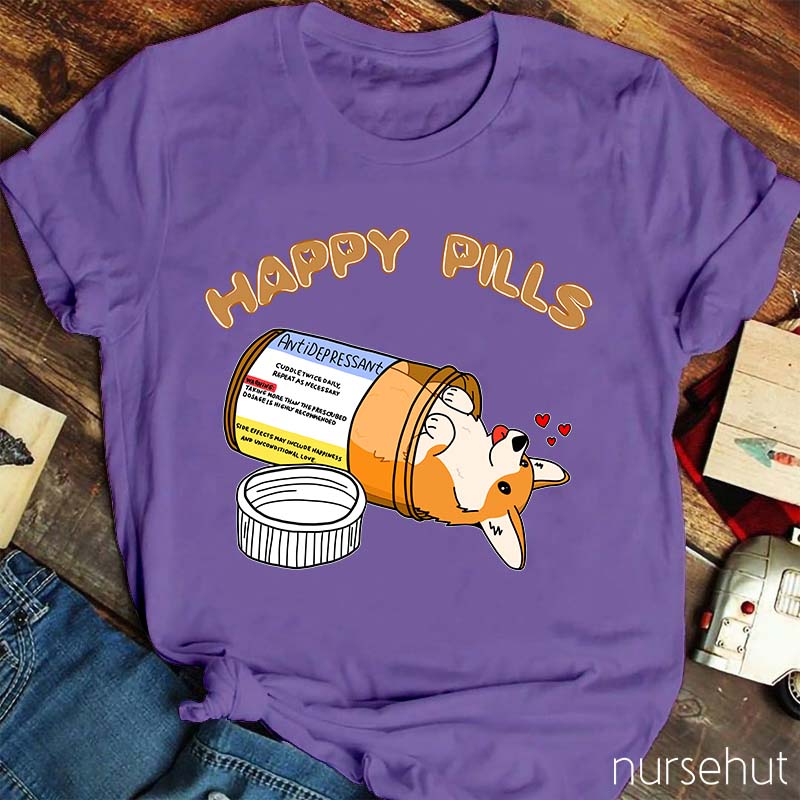 Happy Pills Nurse T-Shirt