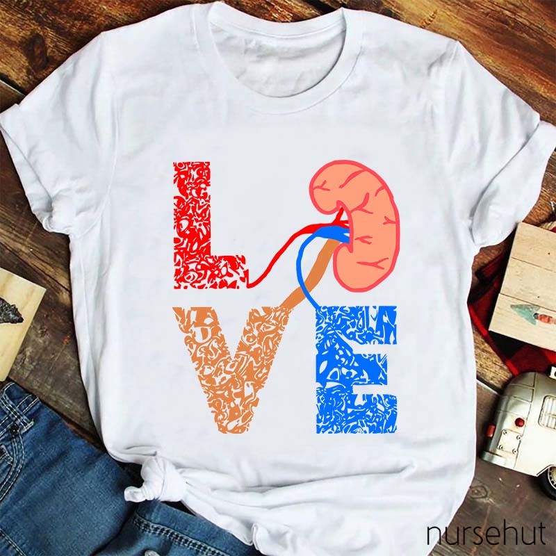 Love Kidney Nurse T-Shirt