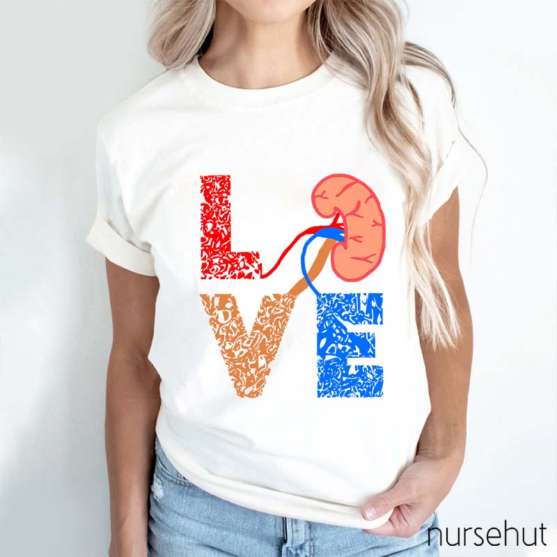 Love Kidney Nurse T-Shirt