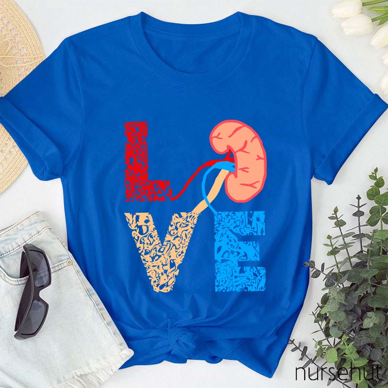 Love Kidney Nurse T-Shirt