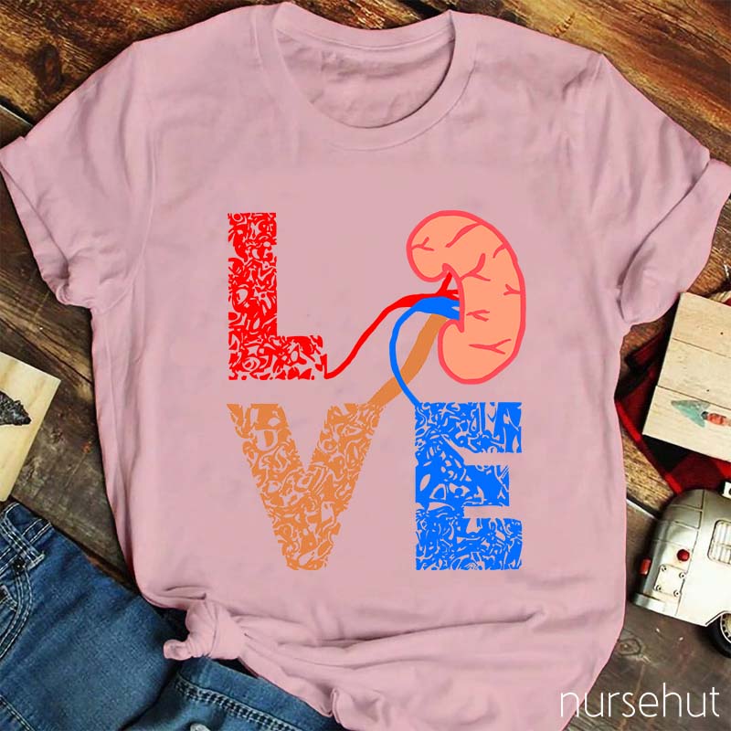 Love Kidney Nurse T-Shirt