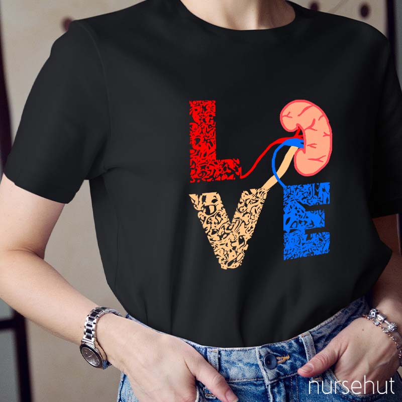 Love Kidney Nurse T-Shirt
