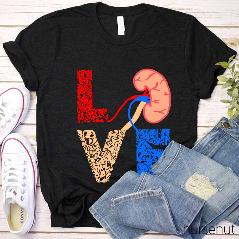 Love Kidney Nurse T-Shirt