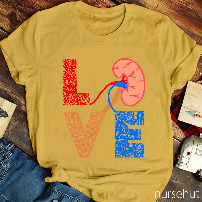 Love Kidney Nurse T-Shirt