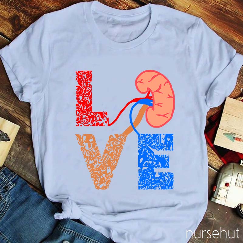 Love Kidney Nurse T-Shirt