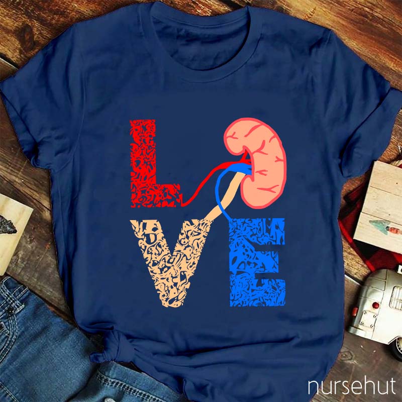 Love Kidney Nurse T-Shirt