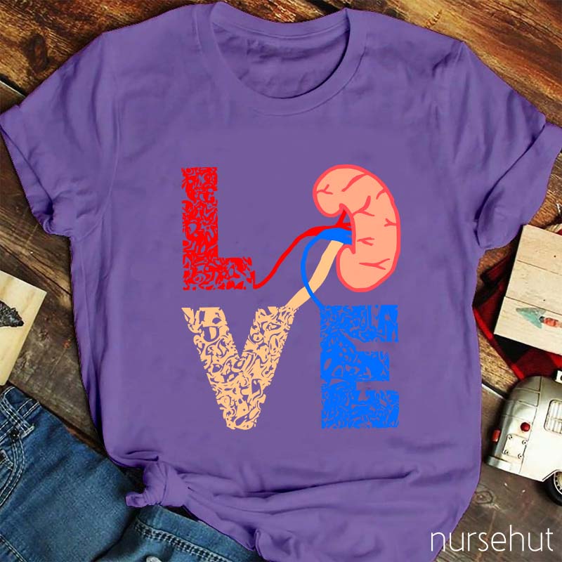 Love Kidney Nurse T-Shirt