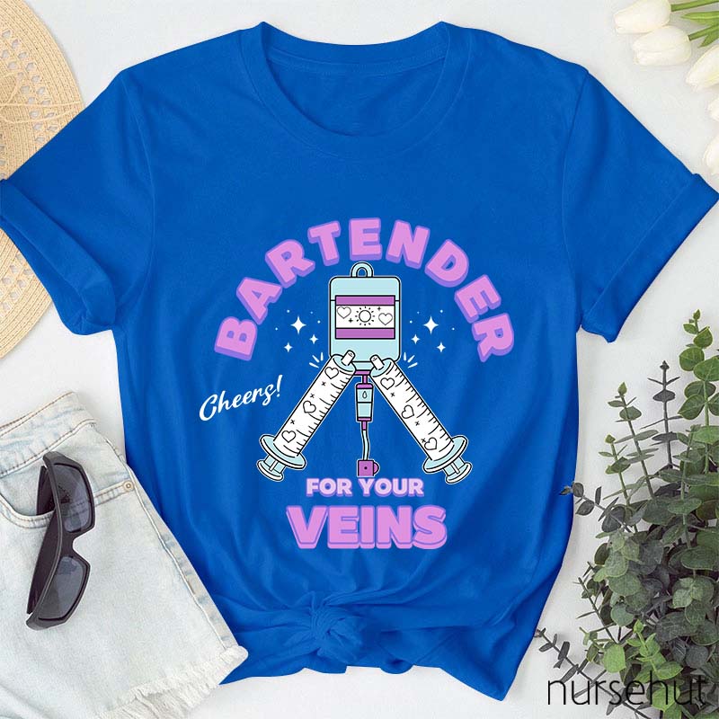 Bartender Veins Nurse T-Shirt